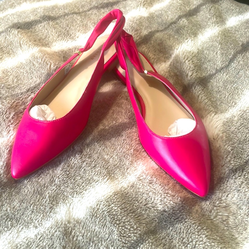 Cole Haan Eden Skimmer Bright Berry Leather - size  10B